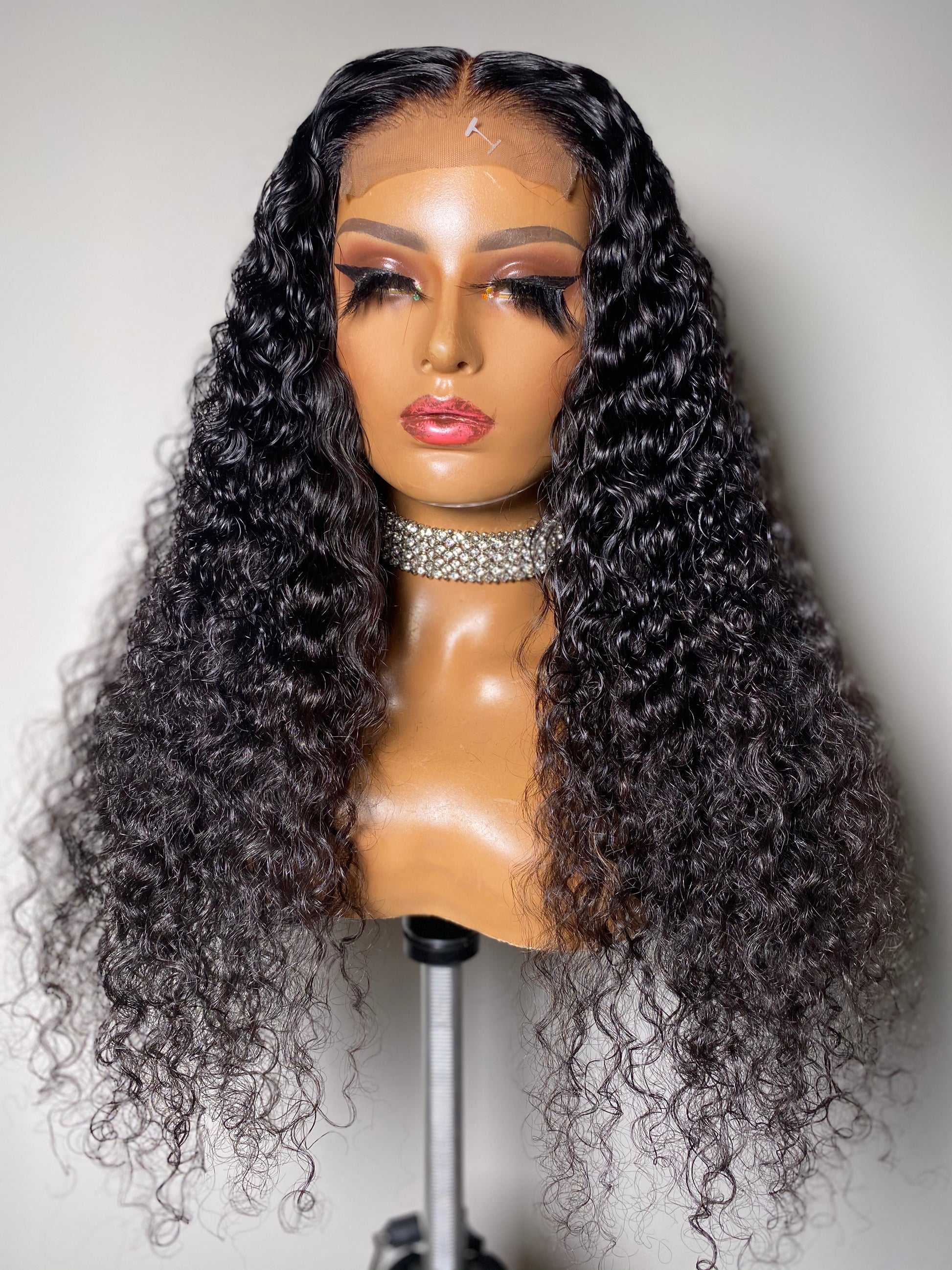 Giovanna-26x3 Raw Indonesian curly with 4x4 closure - Styled By Zahna